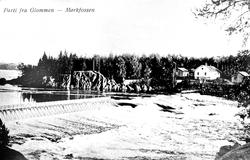 Parti fra Glommen - Mørkfossen.