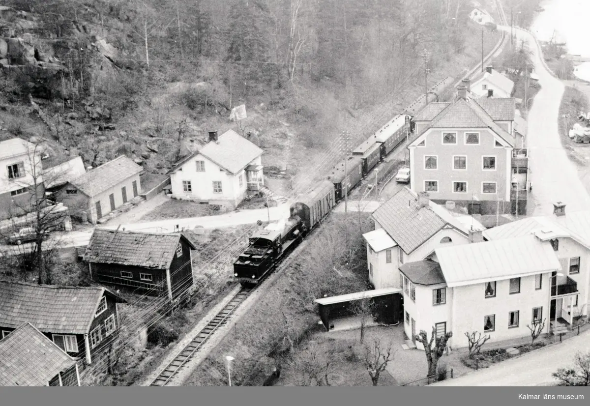 Tåg i Verkebäck 1978.