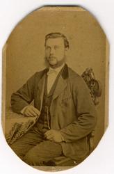 Portrett av Ole Christian Augensen, f. 15. april 1849 på Bos