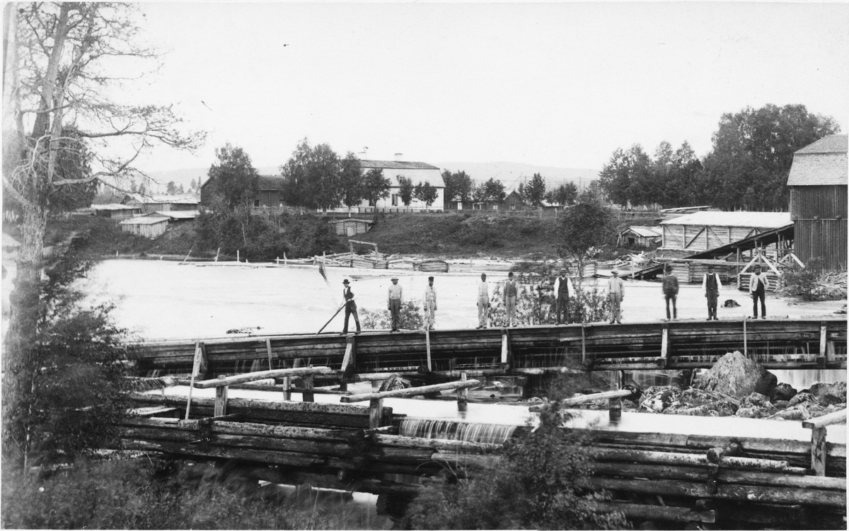 Okänt sågverk i Sundsvallstrakten omkring 1875.