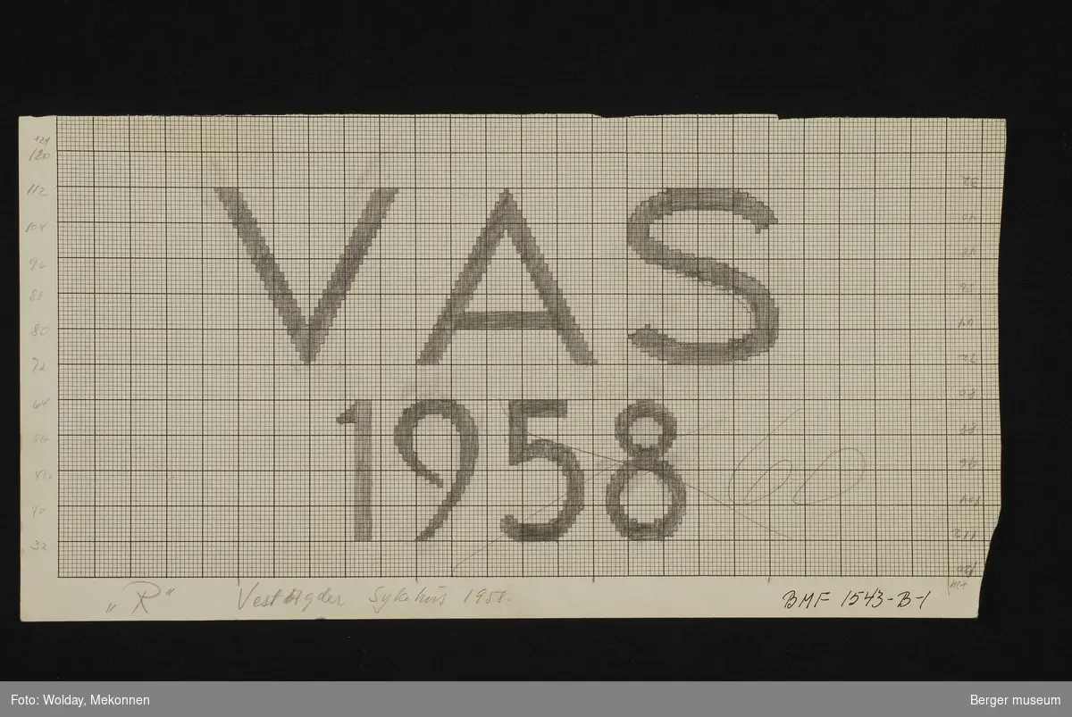 "V A S" (Vest-Agder sykehus) 1958
