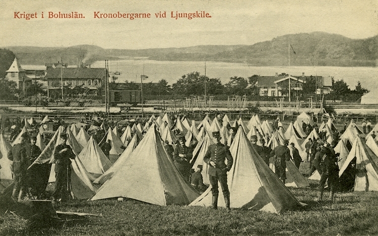 Enligt Bengt Lundins noteringar: "Kriget i Bohuslän. Kronobergare vid Ljungskile".