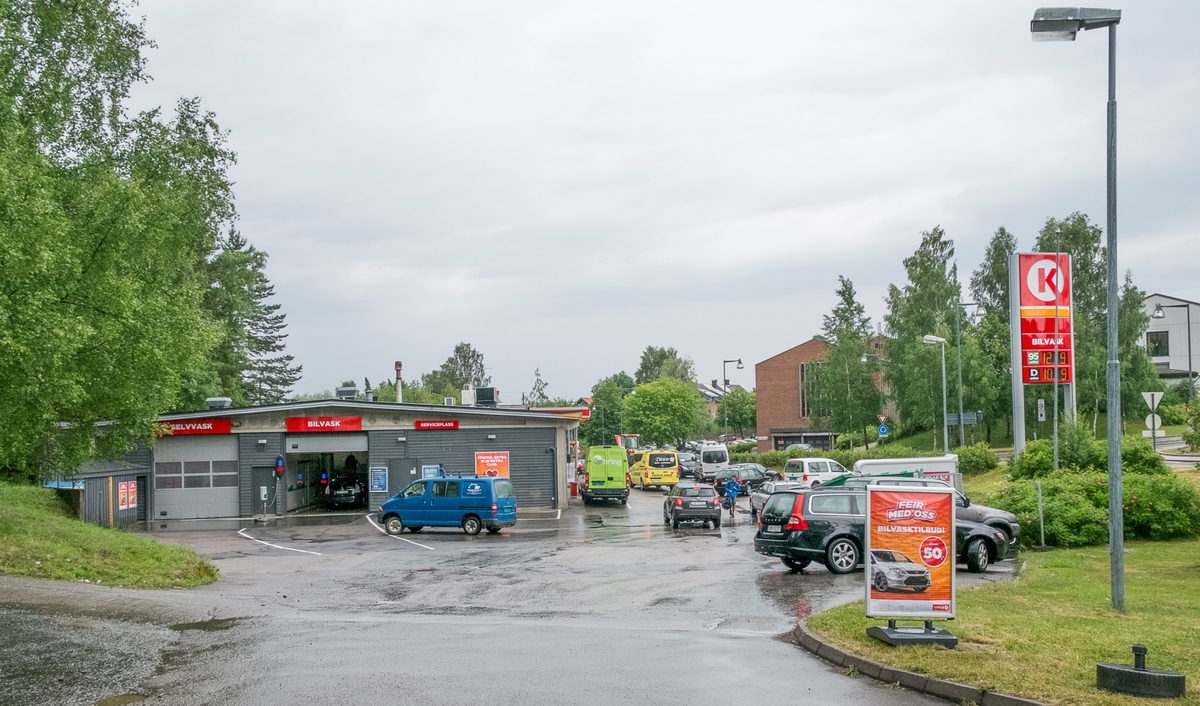 Circle K bensinstasjon Øvre Haga vei Årnes Nes