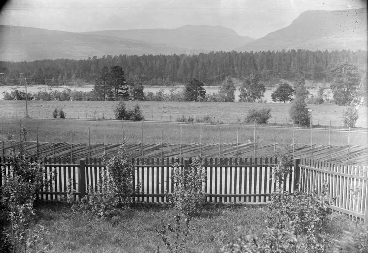 Utsikt fra hagen hjå Jon Skoe, Vinstra 1905-11