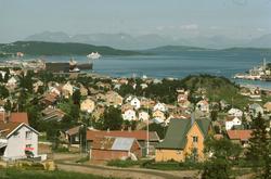 Utsikt fra Harstadbotn og nordover.