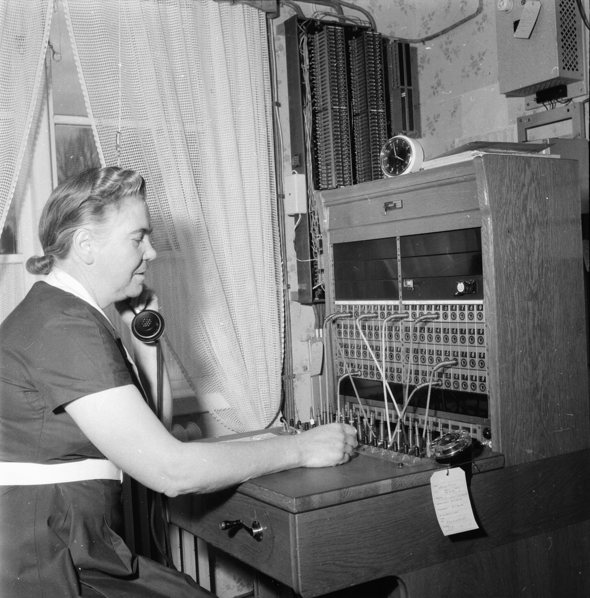 Telefonväxeln i Hällbo flyttar.
23/10 1958