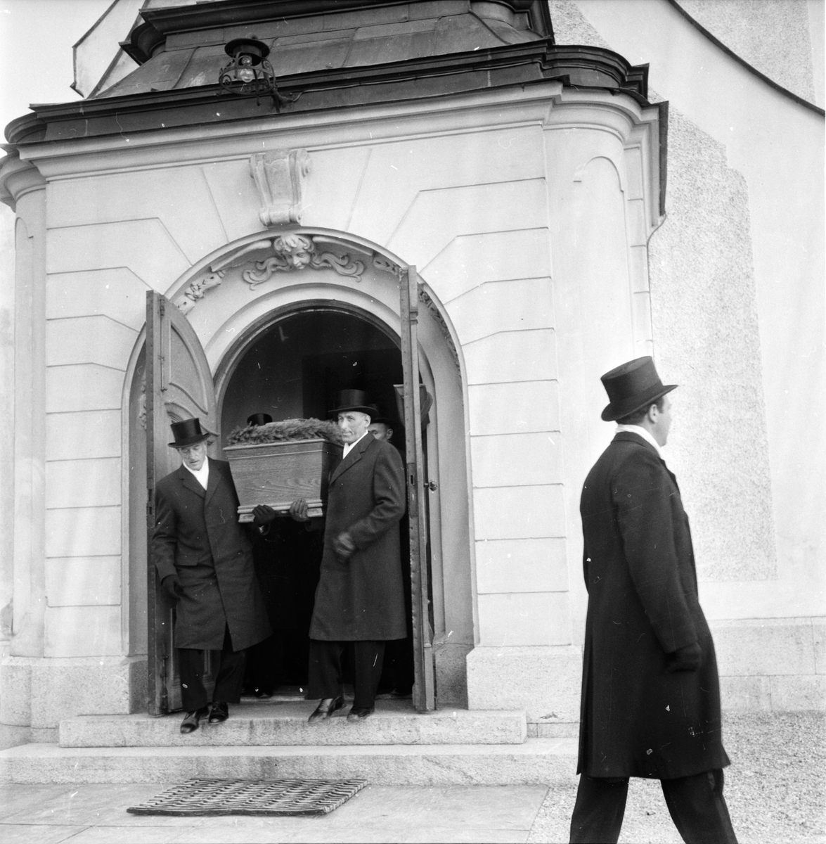 Prosten David Granqvists begravning, i Söderala kyrka 1959.