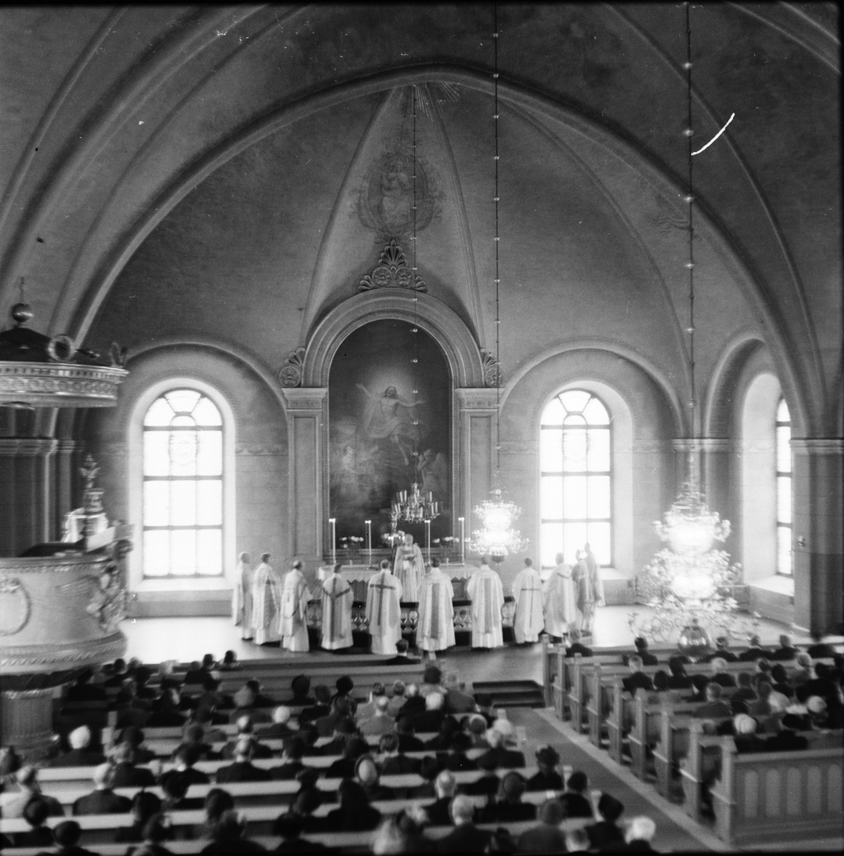 Alfta kyrka,
Ärkebiskopens visitation,
1952