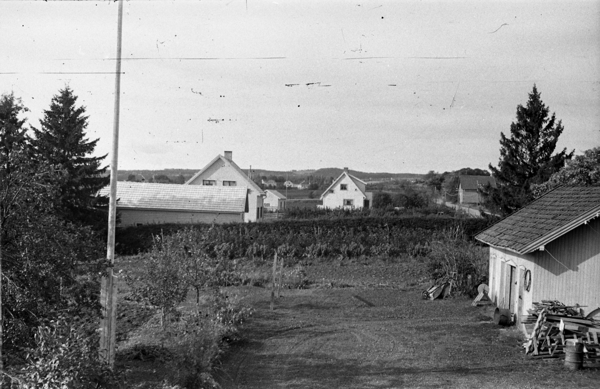 Utsikt i retning Lillo fra eiendommen Heggen på Kraby i Ø.Toten.