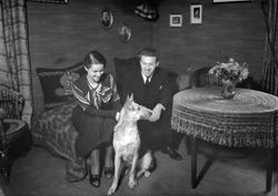 Hjemme hos kapellmester Lars Minsaas og frue