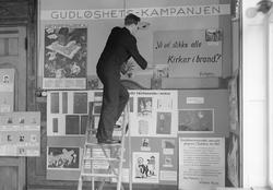 Utstillingen "For fred mot Marxisme" i Frimurerlosjen