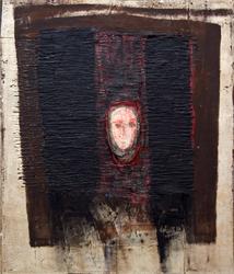 Ansikt i veven [Materialbilde]