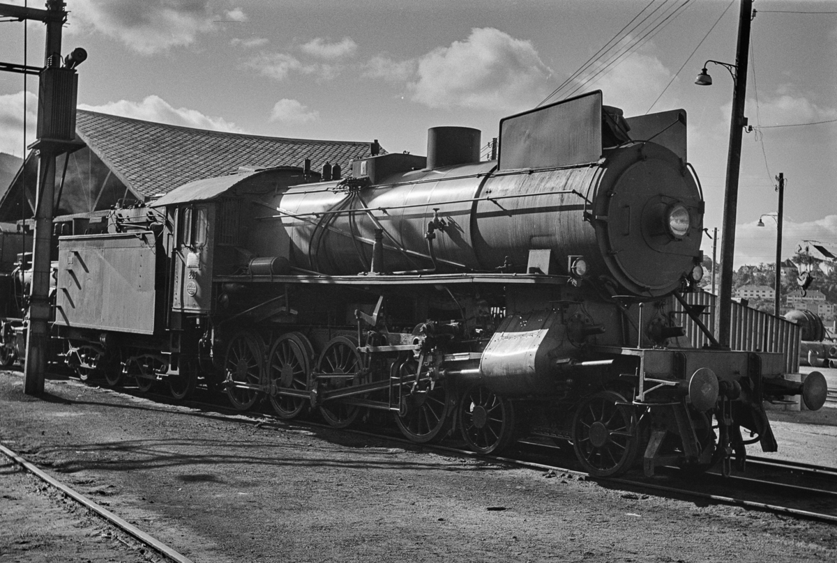Damplokomotiv type 31a nr. 285 i Bergen.