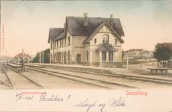 Jernbanestationen. Sarpsborg.