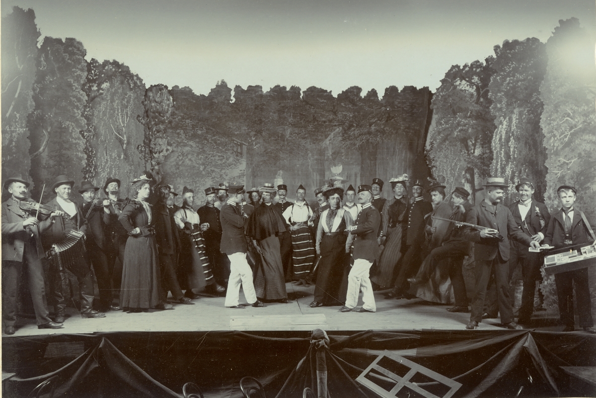 Teater i Göta Lifgardes kasern 1903.