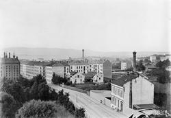 Utsikt fra Åkebergveien 23.