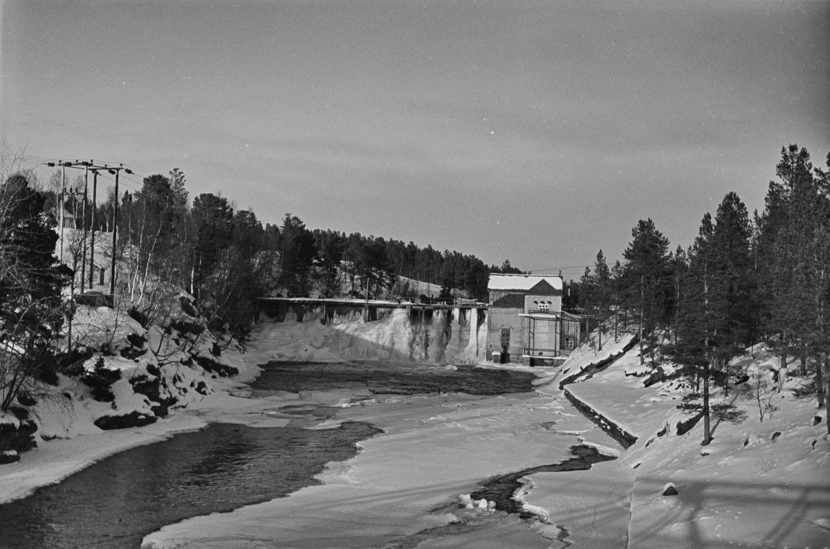 Røstfossen kraftverk mellom Os og Røros.
