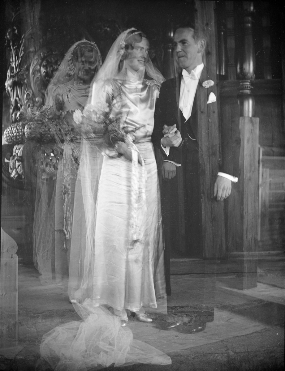 Brudeparet Olga og Ivar Kluften.