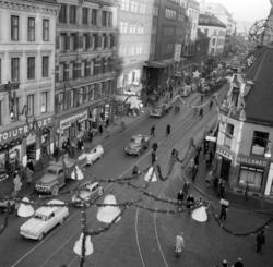 Storgata. Desember 1957