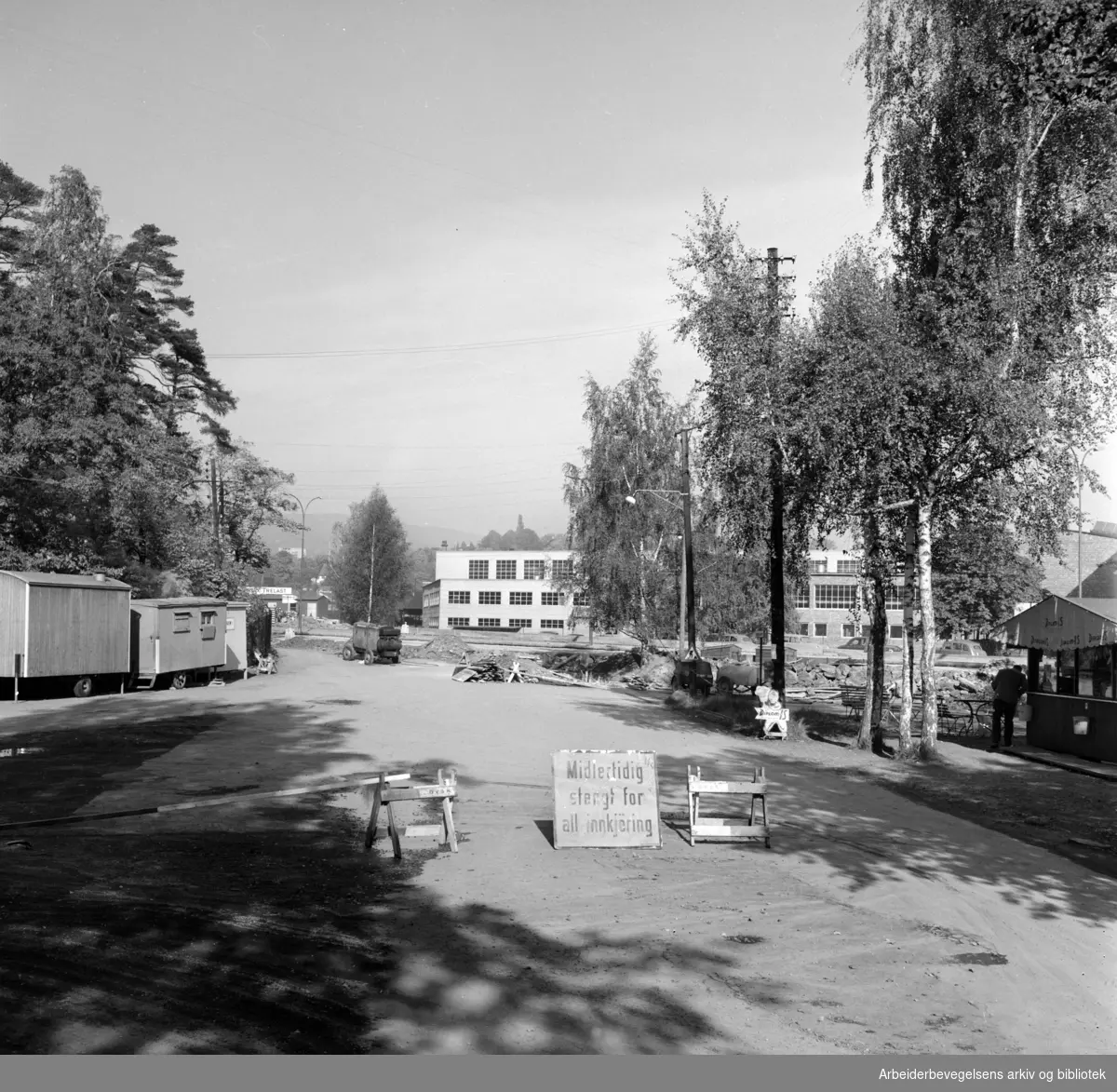 Strandpromenaden. Bygdøyveien. Oktober 1959