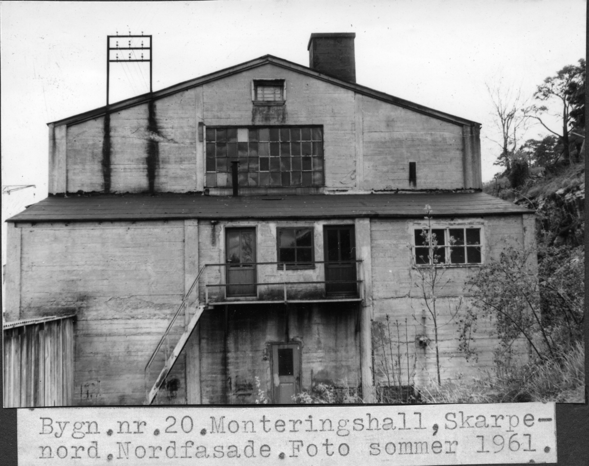 Bygg nr. 20 ved LMV - monteringshall