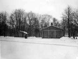 Slottsparken. Januar 1950