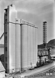 Tilbygg på kornsilo i Buvika