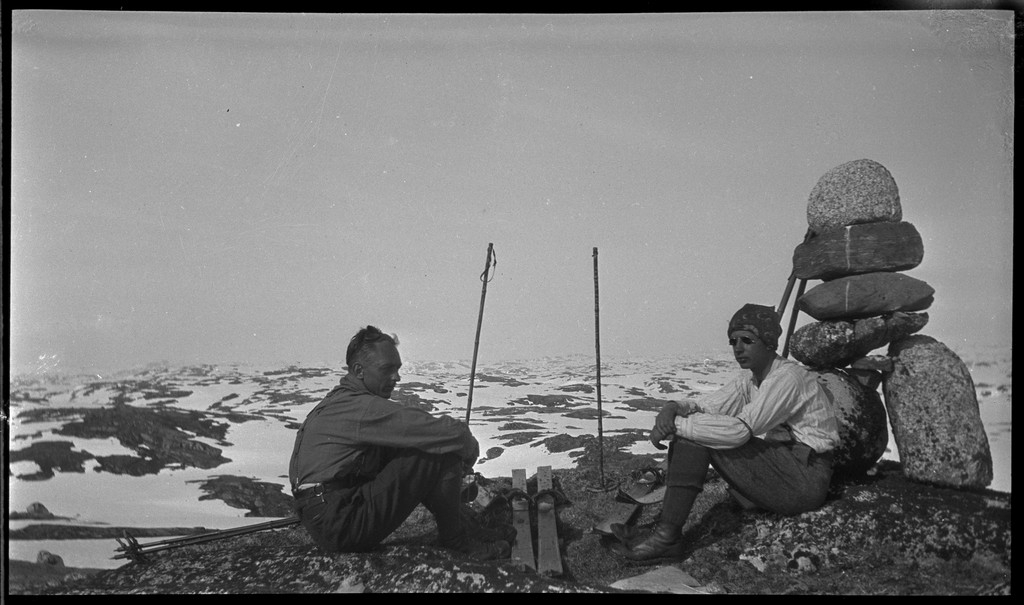 Skitur Blåfjell - Trettehidler - Undeknuten - Flottene. Bernh. Randulf ...