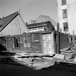 Rødfyllgata. Sanering. September 1956