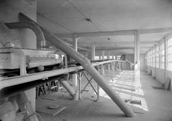 Interiør fra kornsilo i Buvika