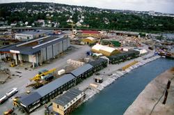 Draugen er under bygging i Jåttåvågen ved Stavanger.  Anlegg