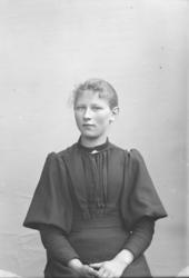 Portrett, ung kvinne, brystbilde