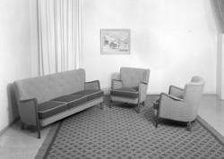 3-seter og stolar med lause puter.