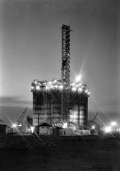 Støping av ny kornsilo på Ila Pir