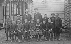 Skole, elever og lærere, Gamle Steigen skole.