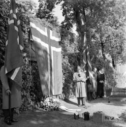 Vår Frelsers gravlund. Sjømennenes urnelund. Gunvald Hauge, 