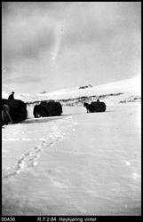Høykjøring fra Flaksjølien. Venabygd i Ringebu.