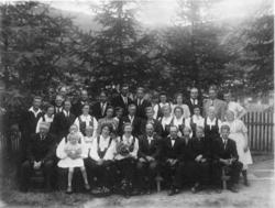 Bryllaupet til Ole Kleiven (f. 1920) og Gudrun Kleiven (f. B