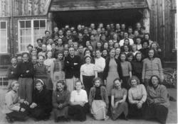 Framhaldsskulen i Lom ca. 1950