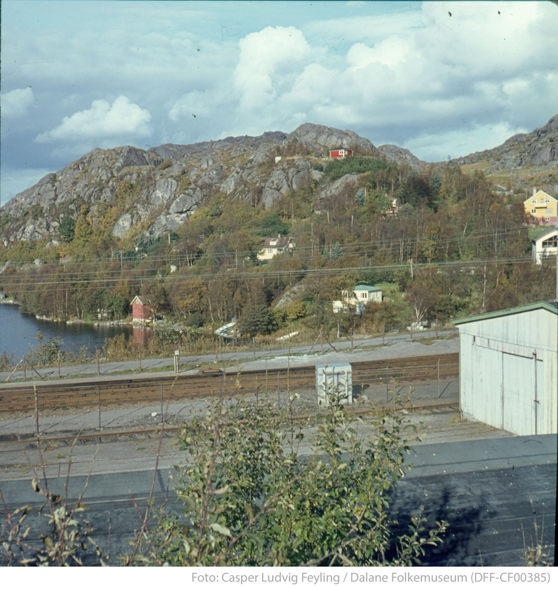 Tengsvågen og jernbanen på Eide i Egersund