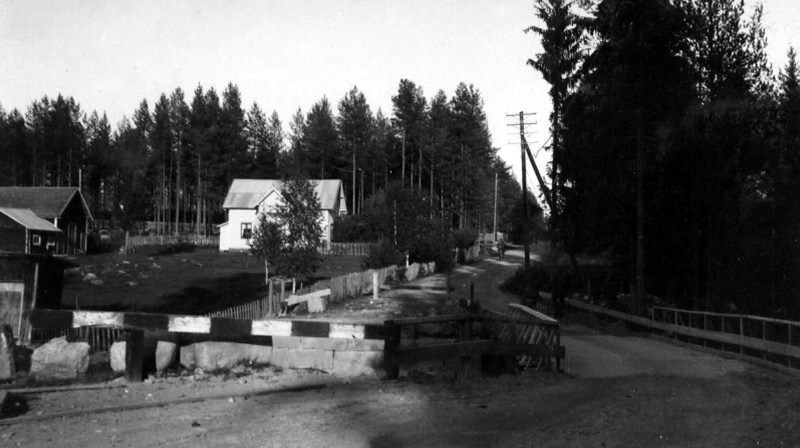 Smöråbron, sprängd 1940