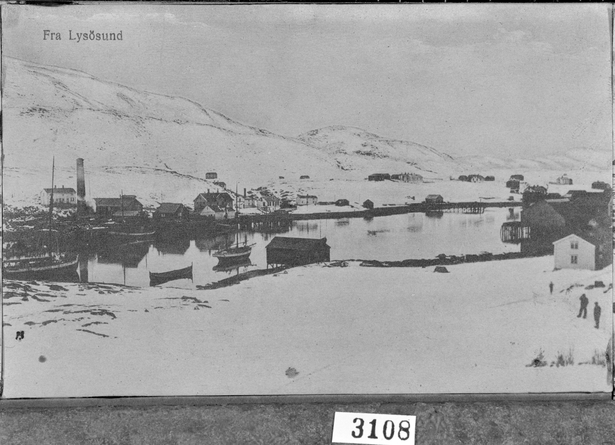 Postkort. "Fra Lysøysund"