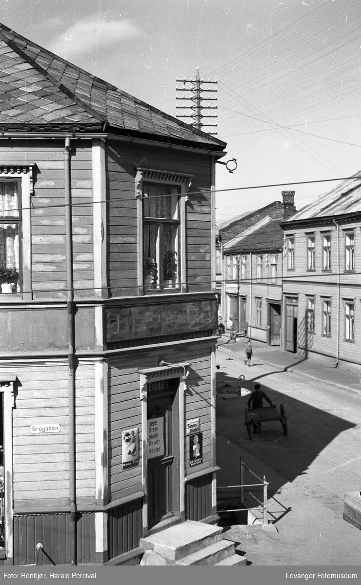 Leiknæshjørnet tatt fra 2. etasje i Renbjørgården