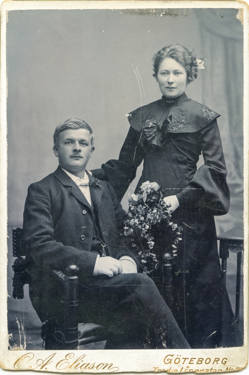 Brudeparet Clamer og Margit Eriksen.