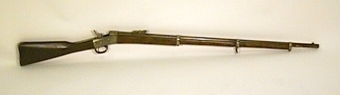 Infanterigevär,1867 års gevär. Kaliber 12,7 mm.