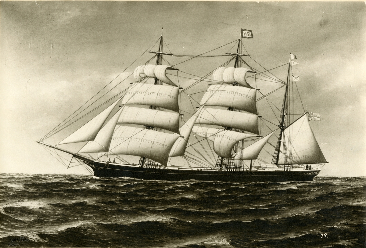 Bark 'Alma' (ex Lucy)(b.1856, Yarmouth, Nova Scotia, Canada)