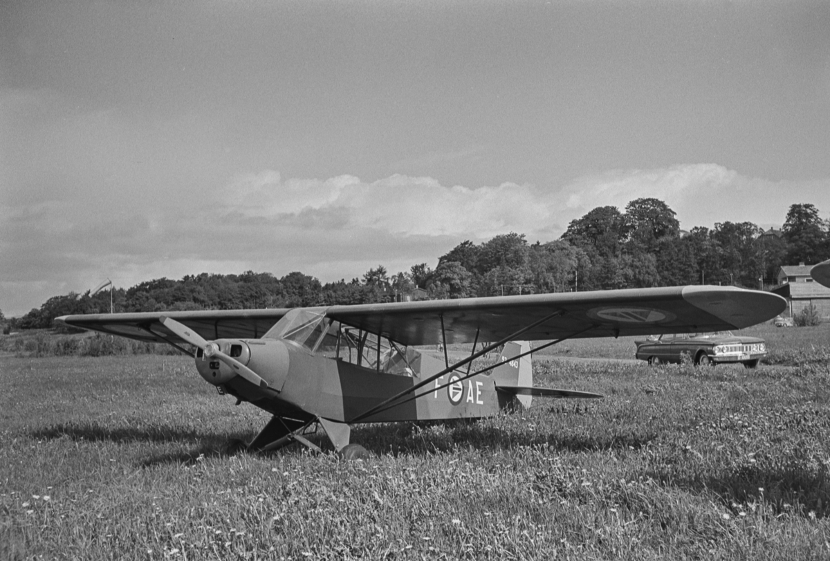 Flystevne på Lade flyplass. Flyplassen ble bygget under 2. verdenskrig, og nedlagt 1965.