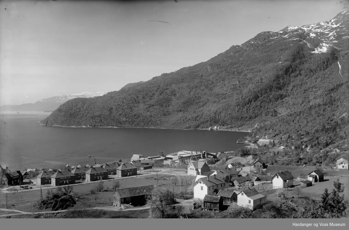 Ålvik, oversiktsbilete - Hardanger og Voss Museum / DigitaltMuseum