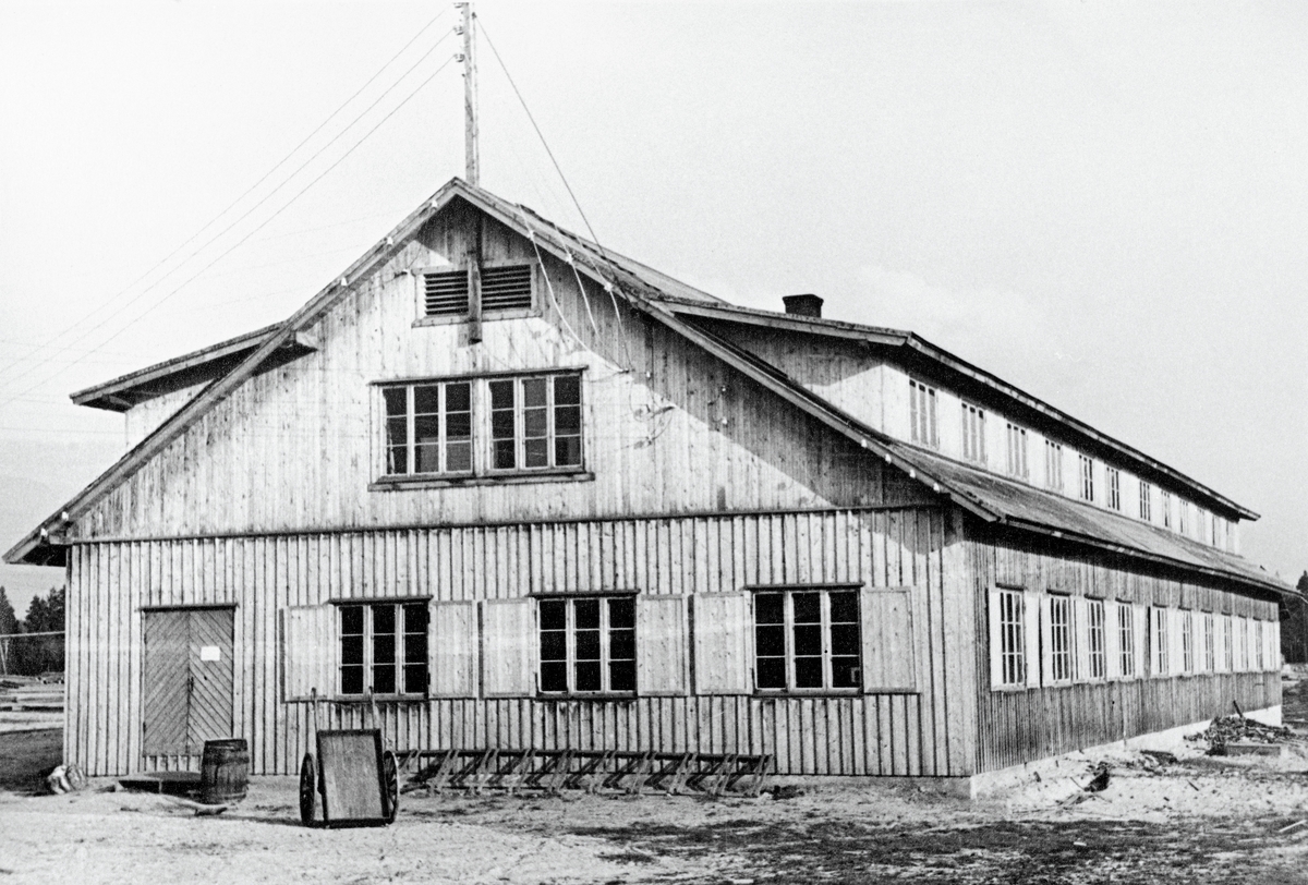 Trevarefabrikken ved Våler skurlag på Braskereidfoss i Solør, fotografert under 2. verdenskrig.  Dette var en bordkledd bindingsverkskonstruksjon som ble reist i 1942.  Trevarefabrikken sto på et betongfundament.  Den var drøyt 38 meter lang og drøyt 14 meter bred.  I første etasje var det avdelt sju rom med skyvedører mellom.  Dette var produksjonsrom som var utstyrt med den tids snekkermaskiner, som kappsag, tykkelses- og avretterhøvler, fres, båndsag, stemmemaskin, sinkemaskin og tappemaskin, dreiebenk, damplimkoker og finérpresse, samt 6 høvelbenker og massevis av håndredskap.  I loftsetasjen, som fikk lys fra vinduer i gavlendene og i lange arker på takflata, var det monteringssal og spisesal for personalet.  Bygningen hadde sentralfyr og rikelig med elektriske lamper.  Trevarefabrikken ble ødelagt under brannen som rammet Våler skurlag 1. juledag i 1945.  Den ble aldri gjenoppbygd.  Brukets satsing på trevareproduksjon ble dermed svært kortvarig.