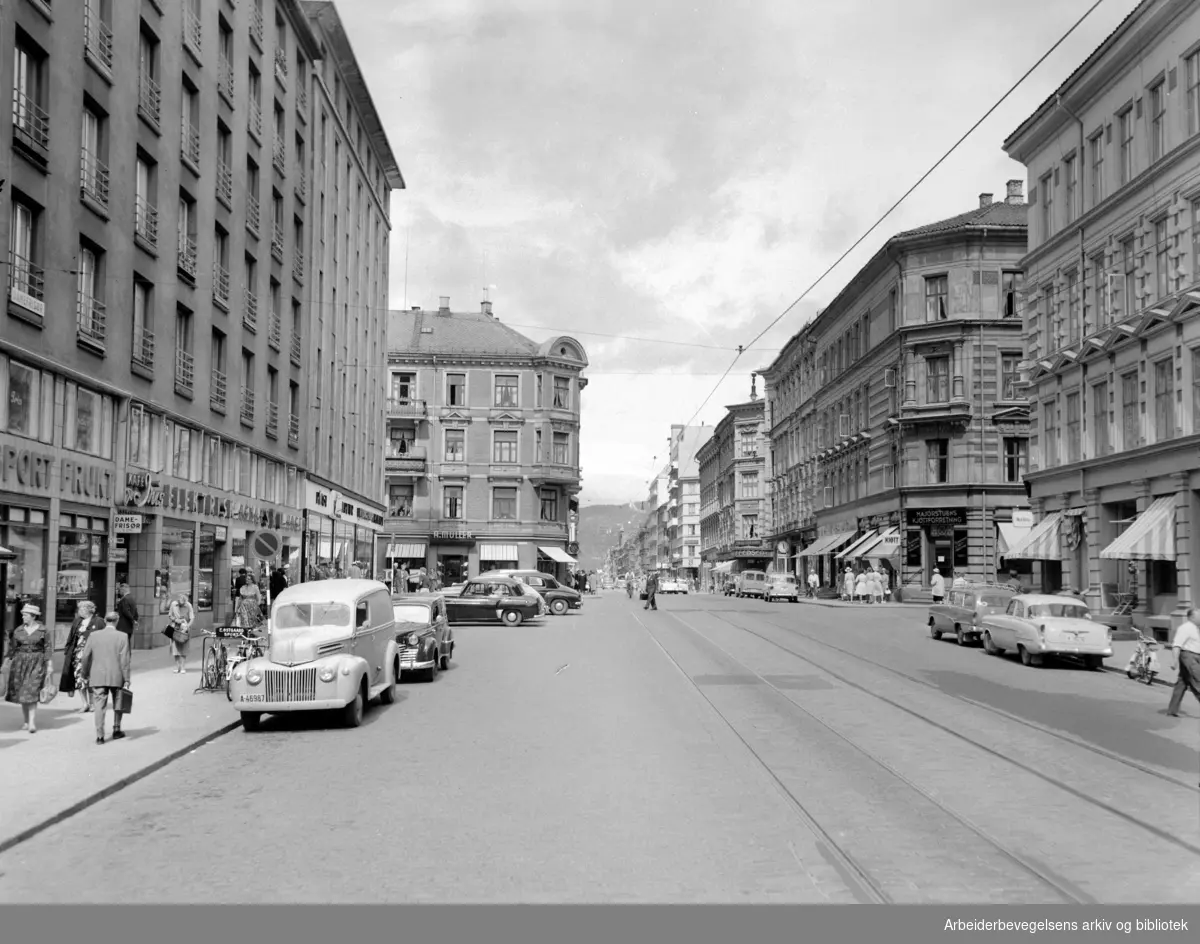 Bogstadveien. Juni 1960